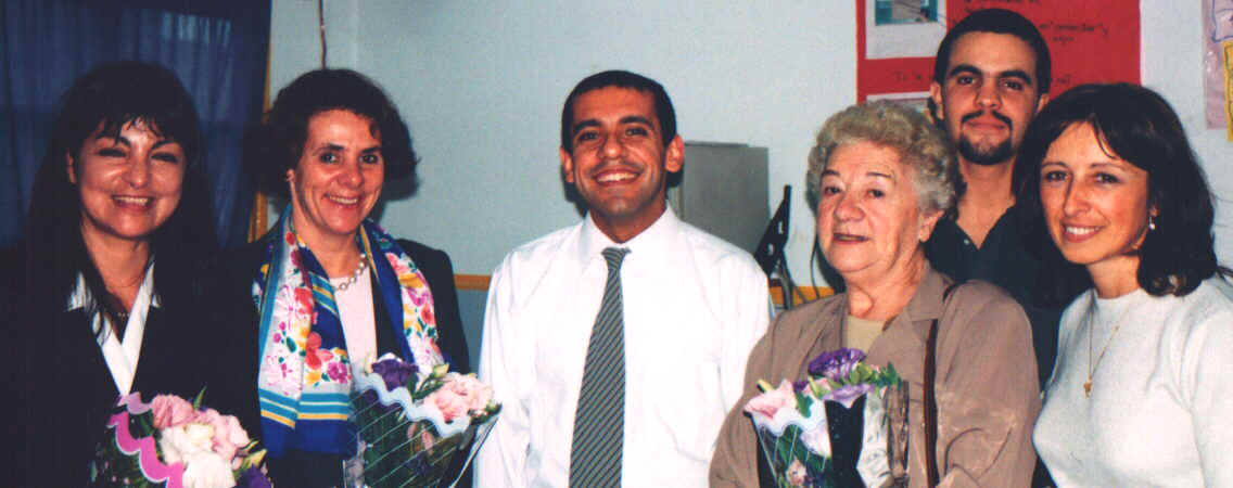 Nathalie junto a al equipo de investigación